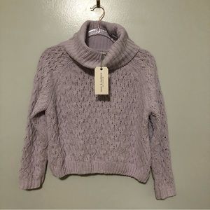 NWT Moon & Madison Cozy Turtleneck Sweater Lavender